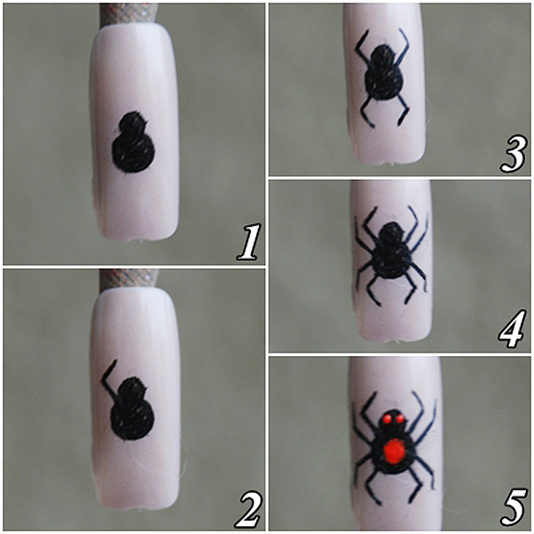 Mini tutorial como desenhar aranha